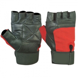 Leather Weight Lifting Gloves